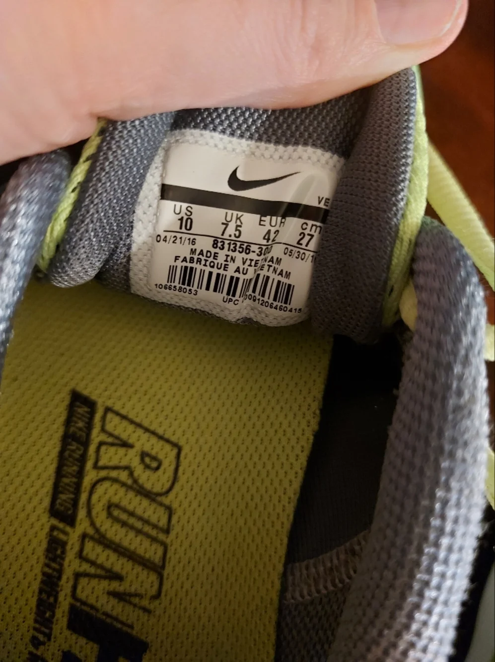 Nike Air Womens Zoom Pegasus Running Shoes - Picture 8 of 9